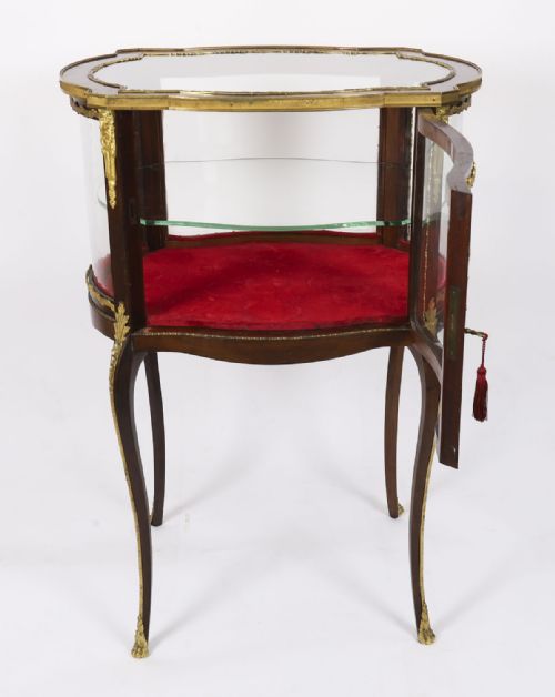 ANTIQUE ORMOLU MOUNTED BIJOUTERIE DISPLAY CABINET 19TH CENTURY - ADDITIONAL PHOTO 11