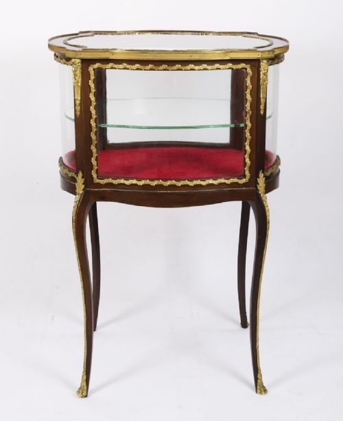 ANTIQUE ORMOLU MOUNTED BIJOUTERIE DISPLAY CABINET 19TH CENTURY - ADDITIONAL PHOTO 12