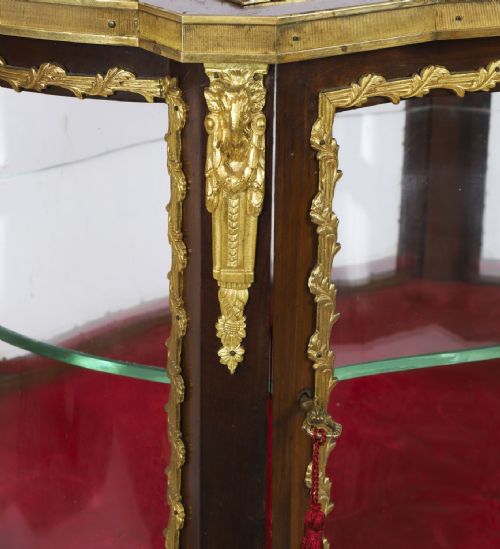 ANTIQUE ORMOLU MOUNTED BIJOUTERIE DISPLAY CABINET 19TH CENTURY - ADDITIONAL PHOTO 13