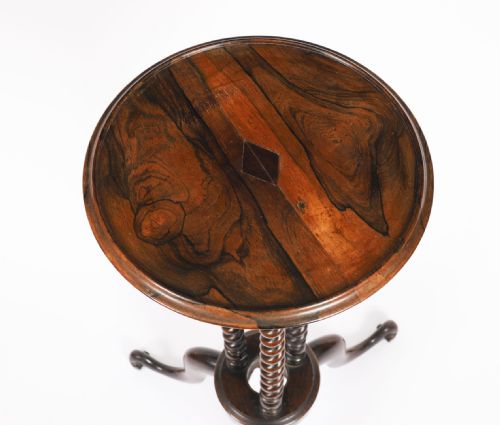 fig 6. Antique George III Gonçalo Alves Occasional Table 18th Century