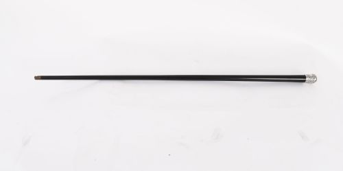 ANTIQUE SILVER MALACCA CHINESE WALKING STICK CANE 19TH C 92CM36INCHES - ADDITIONAL PHOTO 1