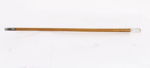 ANTIQUE BRITISH INDIA REGIMENT SILVER PLATED WALKING STICK C1910 91CM36INCH - ADDITIONAL PHOTO 1