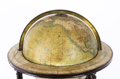 fig 1. Antique Victorian Terrestrial Library Table Globe by Wyld's Dated 1849 19th C