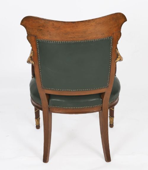 ANTIQUE SET OF 14 FRENCH MAHOGANY GILTWOOD DINING CHAIRS C 1860 19TH CENTURY - ADDITIONAL PHOTO 10