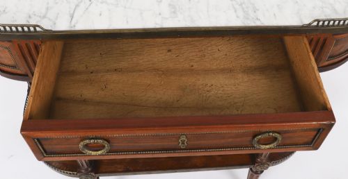 fig 4. Antique French Directoire Mahogany Console Table C1840 19th Century