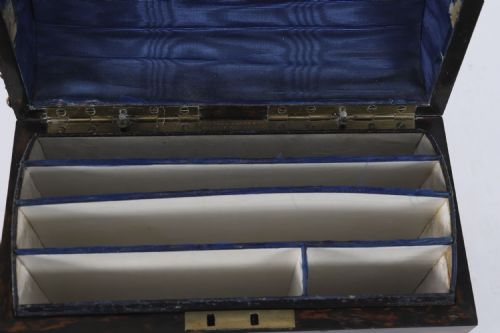 fig 3. Antique Coromandel and Brass Stationary Casket Howell James & Co.19th Century