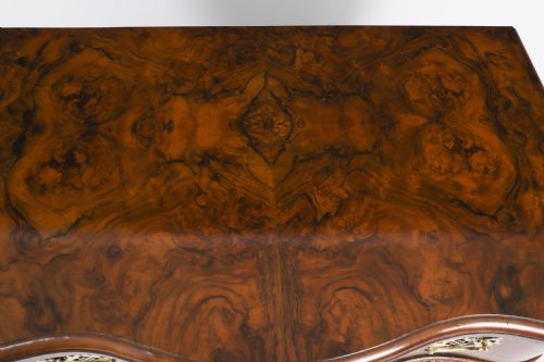 ANTIQUE RARE BAVARIAN BURR WALNUT CHEST COMMODE C1760 18TH C - ADDITIONAL PHOTO 2