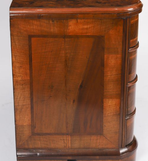 ANTIQUE RARE BAVARIAN BURR WALNUT CHEST COMMODE C1760 18TH C - ADDITIONAL PHOTO 12