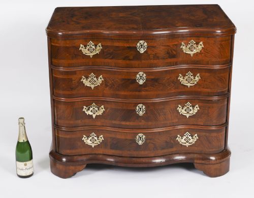 ANTIQUE RARE BAVARIAN BURR WALNUT CHEST COMMODE C1760 18TH C - ADDITIONAL PHOTO 19