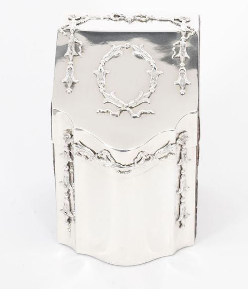 ANTIQUE EDWARDIAN STERLING SILVER PLAYING CARD BOX CASKET CIRCA 1900 - ADDITIONAL PHOTO 10