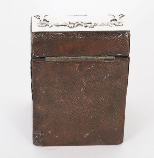 ANTIQUE EDWARDIAN STERLING SILVER PLAYING CARD BOX CASKET CIRCA 1900 - ADDITIONAL PHOTO 11