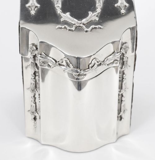 ANTIQUE EDWARDIAN STERLING SILVER PLAYING CARD BOX CASKET CIRCA 1900 - ADDITIONAL PHOTO 14
