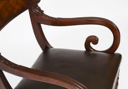 ANTIQUE SET 8 ENGLISH WILLIAM IV BARBACK DINING CHAIRS CIRCA 1830 19TH C - ADDITIONAL PHOTO 12
