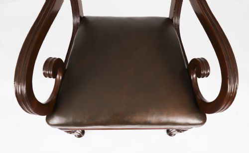 ANTIQUE SET 8 ENGLISH WILLIAM IV BARBACK DINING CHAIRS CIRCA 1830 19TH C - ADDITIONAL PHOTO 14
