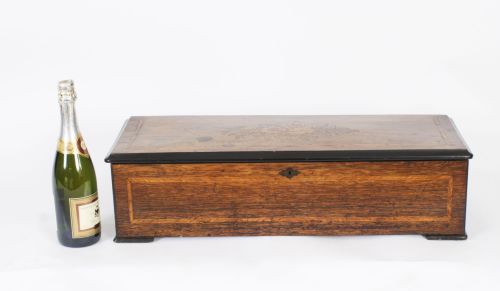 ANTIQUE SWISS 10 AIR MUSICAL BOX LANGDORFF FILS 19TH C - ADDITIONAL PHOTO 15