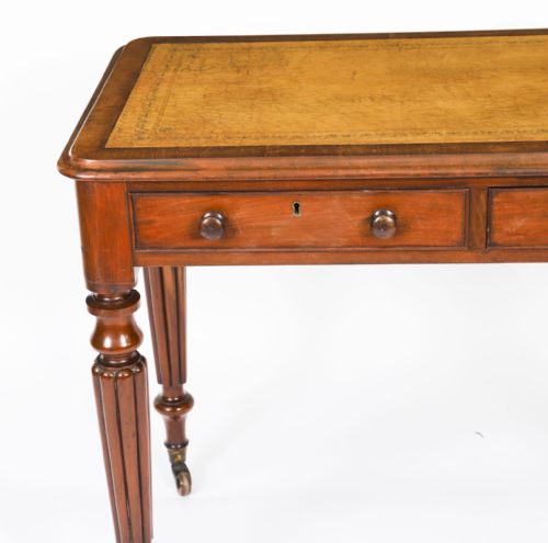 fig 3. Antique Victorian Partners Writing Library Table 19th C