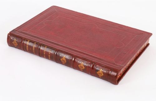 ANTIQUE SET SCHOLAR'S BOOK FORM PLASTER GRAND TOUR INTAGLIOS EMPERORS19TH C - ADDITIONAL PHOTO 2