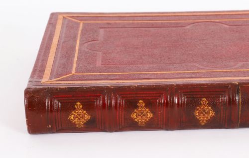 ANTIQUE SET SCHOLAR'S BOOK FORM PLASTER GRAND TOUR INTAGLIOS EMPERORS19TH C - ADDITIONAL PHOTO 4
