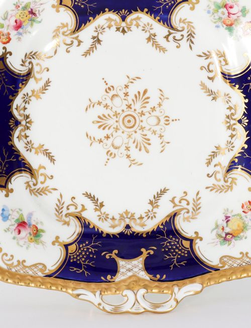 ANTIQUE COALPORT BAT WING PATTERN PORCELAIN TEA SET CIRCA 1910 - ADDITIONAL PHOTO 2