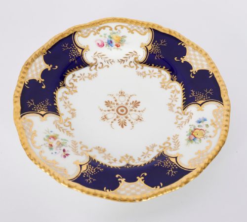 ANTIQUE COALPORT BAT WING PATTERN PORCELAIN TEA SET CIRCA 1910 - ADDITIONAL PHOTO 6