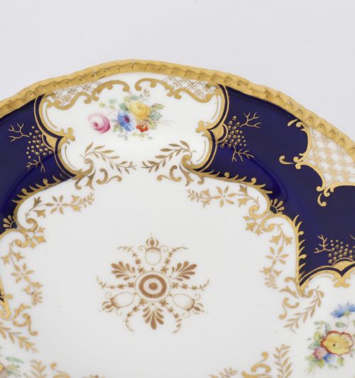 ANTIQUE COALPORT BAT WING PATTERN PORCELAIN TEA SET CIRCA 1910 - ADDITIONAL PHOTO 7