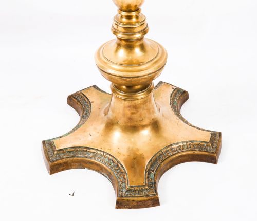 ANTIQUE SCOTTISH ECCLESIASTICAL BRASS EAGLE LECTERN GREENSIDE CHURCH 19TH C - ADDITIONAL PHOTO 7