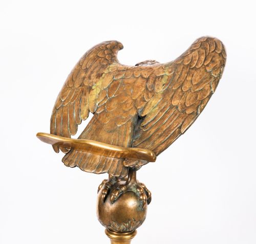 ANTIQUE SCOTTISH ECCLESIASTICAL BRASS EAGLE LECTERN GREENSIDE CHURCH 19TH C - ADDITIONAL PHOTO 8