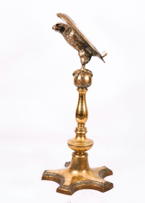 ANTIQUE SCOTTISH ECCLESIASTICAL BRASS EAGLE LECTERN GREENSIDE CHURCH 19TH C - ADDITIONAL PHOTO 12
