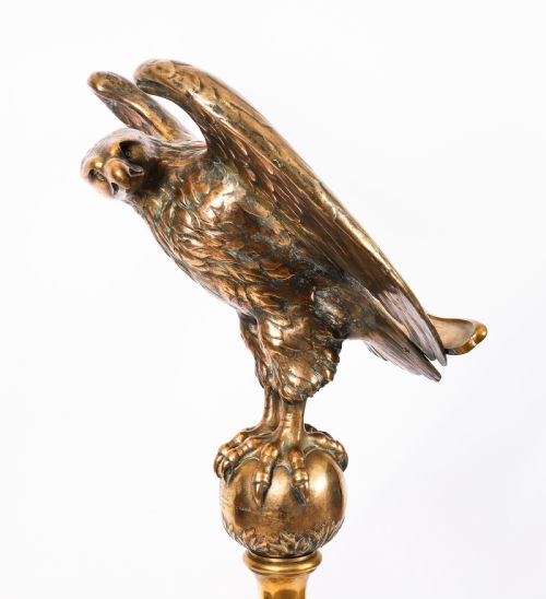 ANTIQUE SCOTTISH ECCLESIASTICAL BRASS EAGLE LECTERN GREENSIDE CHURCH 19TH C - ADDITIONAL PHOTO 13