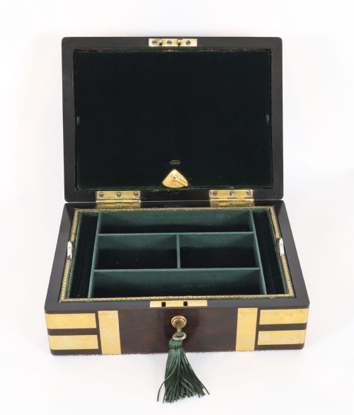 fig 6. Antique Victorian Gonçalo Alves Jewellery Casket F. L. Hausburg 19th C