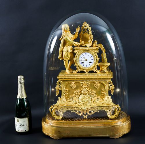 ANTIQUE FRENCH SEVRES ORMOLU MANTEL CLOCK BY LEROY PARIS 19TH CENTURY - ADDITIONAL PHOTO 18