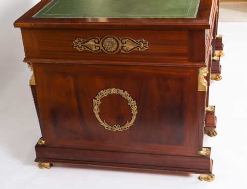ANTIQUE FRENCH EMPIRE ORMOLU MOUNTED DESK 20TH CENTURY - ADDITIONAL PHOTO 18