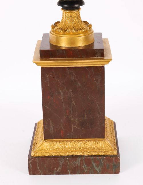 ANTIQUE PAIR FRENCH GRAND TOUR ORMOLU BRONZE MARBLE TAZZAS 19TH C - ADDITIONAL PHOTO 11