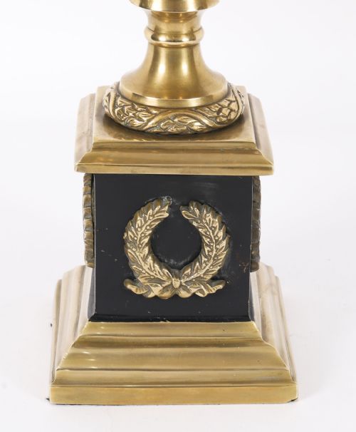 ANTIQUE PAIR ITALIAN GRAND TOUR BORGHESE BRONZE CAMPANA URNS 19TH C - ADDITIONAL PHOTO 13