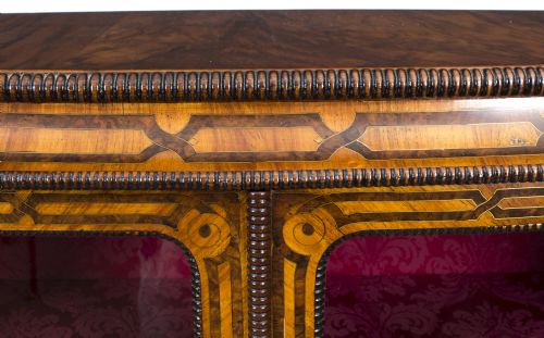 ANTIQUE FRENCH KING WOOD MARQUETRY BONHEUR DU JOUR 19TH C - ADDITIONAL PHOTO 6