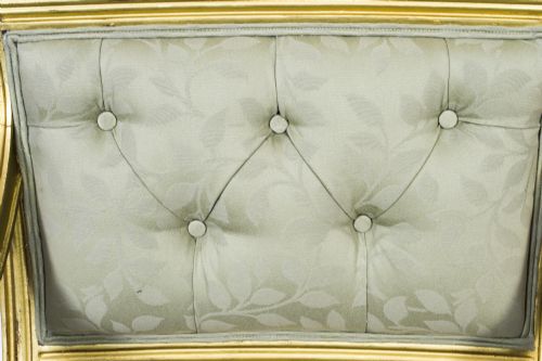ANTIQUE REGENCY REVIVAL GILTWOOD ARMCHAIR 20TH C - ADDITIONAL PHOTO 4