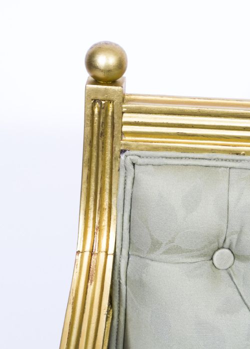ANTIQUE REGENCY REVIVAL GILTWOOD ARMCHAIR 20TH C - ADDITIONAL PHOTO 5