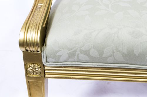 ANTIQUE REGENCY REVIVAL GILTWOOD ARMCHAIR 20TH C - ADDITIONAL PHOTO 7