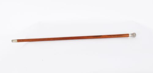 fig 2. Antique Sterling Silver Internal Horse Measure Walking Cane Stick 19thC 92cm/36