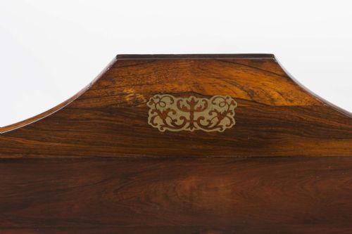 fig 2. Antique Regency Brass Inlaid Cabinet Chiffonier c.1820 19th C