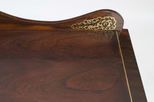 fig 3. Antique Regency Brass Inlaid Cabinet Chiffonier c.1820 19th C