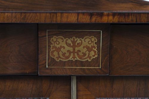fig 6. Antique Regency Brass Inlaid Cabinet Chiffonier c.1820 19th C