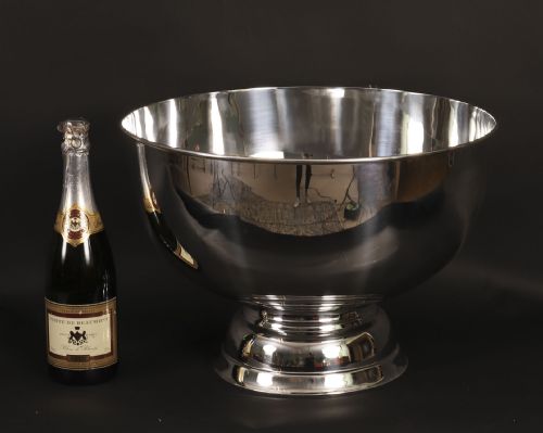 ANTIQUE ART DECO SILVER PLATED CHAMPAGNE COOLER MAPPIN WEBB 20TH C - ADDITIONAL PHOTO 8