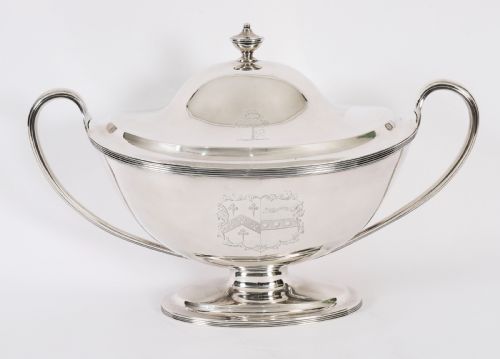 Antique Sterling Silver George III Tureen by William Bennett 1808 19thc
