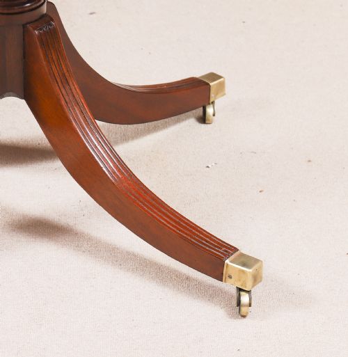 ANTIQUE 11FT GEORGE IV REGENCY TRIPLE PILLAR DINING TABLE C1830 19TH C - ADDITIONAL PHOTO 18