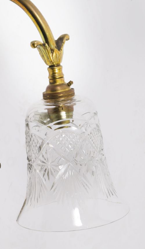 ANTIQUE SET OF 6 NEOCLASSICAL ORMOLU GLASS GRIFFIN WALL LIGHTS CIRCA 1900 - ADDITIONAL PHOTO 2