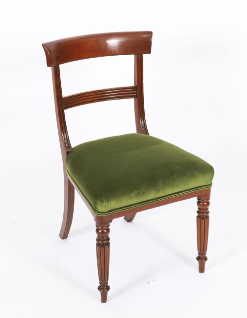 ANTIQUE SET 6 REGENCY PERIOD DINING CHAIRS C1820 19TH CENTURY - ADDITIONAL PHOTO 1