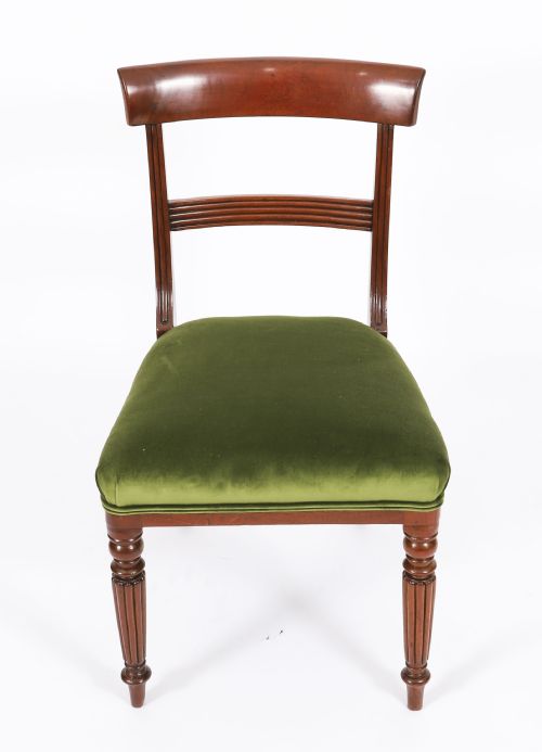 ANTIQUE SET 6 REGENCY PERIOD DINING CHAIRS C1820 19TH CENTURY - ADDITIONAL PHOTO 3