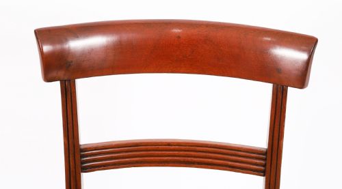 ANTIQUE SET 6 REGENCY PERIOD DINING CHAIRS C1820 19TH CENTURY - ADDITIONAL PHOTO 8