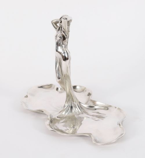 fig 7. Antique German WMF Silver Plated Sweets / Visiting Card / Key/ Tray Circa 1900